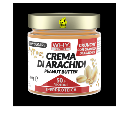 BURRO D'ARACHIDI IPERPROTEICO 350 g