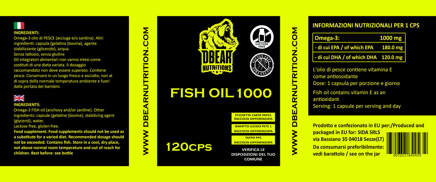 FISH OIL 1000 SCADENZA: 28/11/25