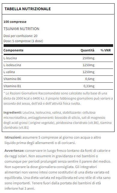 BCAA PURE FERMENTED 100 TAB SCADENZA:28/02/28