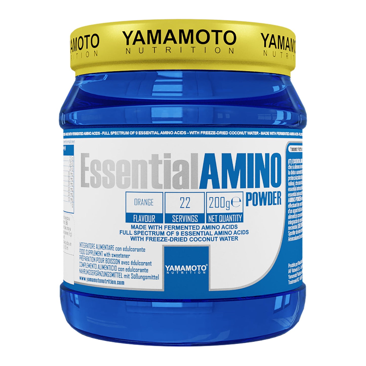 Essential AMINO POWDER ORANGE LOTTO: C21A536 SCADENZA: 30/09/24