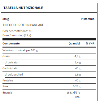 TN FOOD PROTEIN PANCAKE 800 G - PREMIUM QUALITY